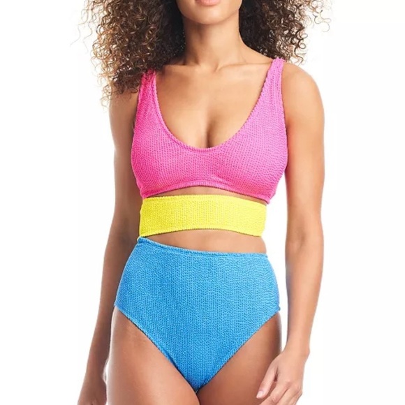 NWT Bar III Women's Cut-Out One-Piece Swimsuit size medium - Picture 1 of 2